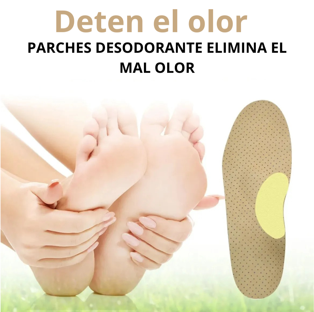 ZeroOlor™ (Pack 2 cajas ). 20 unidades. Parches para el olor de pies apestosos