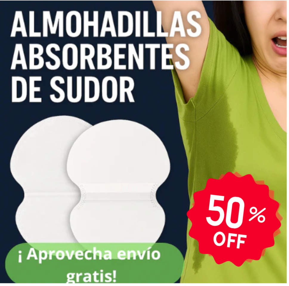 Parches Antitranspirantes Axilas™ 30 Unidades